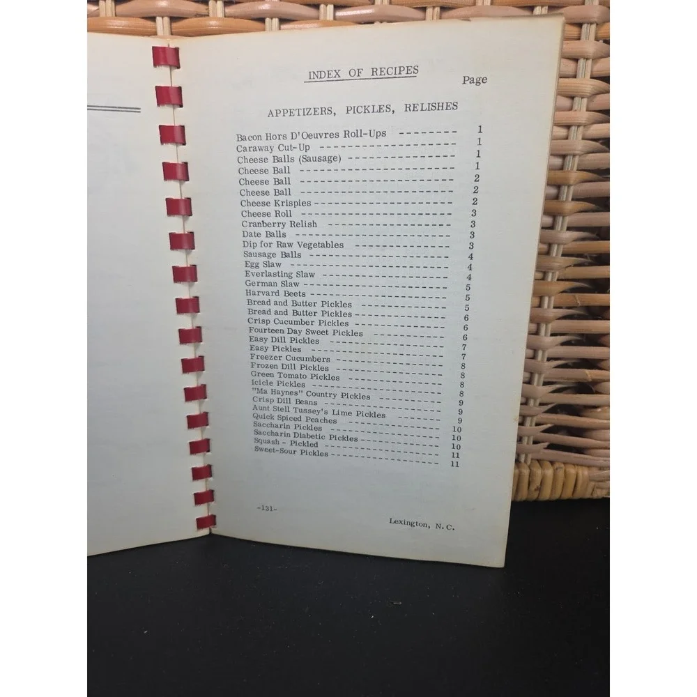 Beulah United Church Of Christ‎ Cookbook Lexington, North Carolina 1978